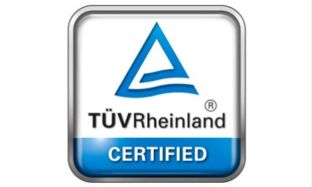 TÜVRheinland certified certificate